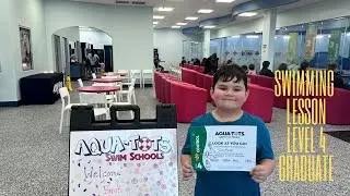 Swimming Up! Level 4 Graduate👏👏