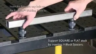 Adjustable Rest for use in Modular Fixturing on the BuildPro Table