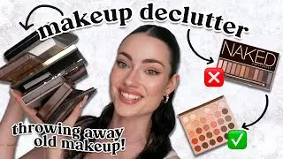 Makeup Declutter! *Getting Rid of Old Eyeshadow Palettes*