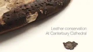 Leather Conservation - The Black Prince's Shield