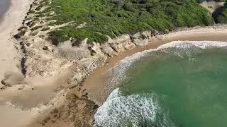 Soldiers Beach Drone Flyover