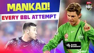CRAZY & Controversial Mankad Moments | #BBL