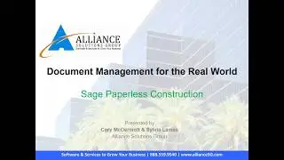 Sage Paperless  Document Management for the Real World