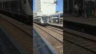 Class 345 crossrail trains the British Rail for Elizabeth line London (TFL)
