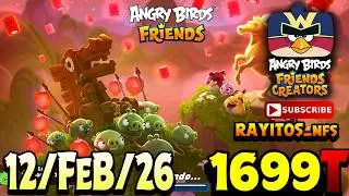 Angry Birds Friends All Levels Tournament 1699 Highscore POWER-UP walkthrough