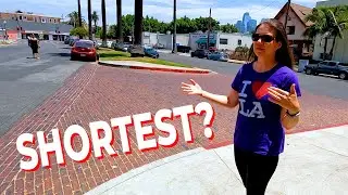 Where's the Shortest Street in Los Angeles, California?