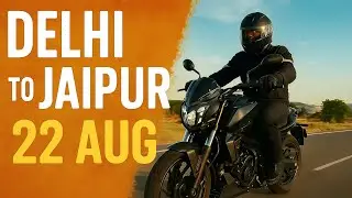 &ldquo;Delhi to Jaipur Road Trip 2025 | Bajaj Dominar 400 Bike Ride Vlog | India Travel Vlog&rdquo;Ep1 