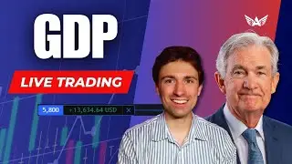 Live Trading GDP GOLD, USD, SPX500 & More!