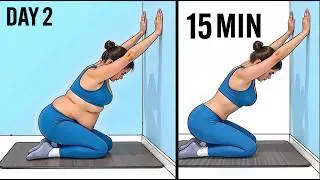 Day 2/7 | Snatched Waist & Flat Belly | Wall Pilates Challenge