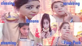 फेशियल से निखारें खूबसूरती GoldenGlow Banana Facial Cleansing Scrubbing Steaming #LifeKick By RtNegi