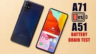 Samsung Galaxy A51 vs A71 Battery Drain Comparison/Test