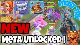 New Meta Unlocked For Ranked Legend League. Super Velkery+Yeti With Furnace Clone Fun Strategy.Army👇