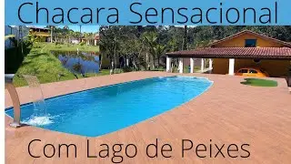 Chácara Sensacional  na praia de Itanhaém com lago de Peixes