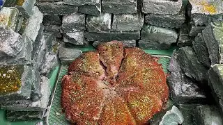 Melting and Crunchy Blocks Wall with Red Pumpkin 🎃✨