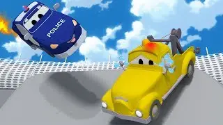 Amber la Ambulancia - Bebé Tom ha Subido Demasiado Alto! - Dibujos Animados Educativos
