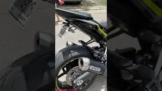 Kawasaki Z1000 arrow exhaust soundcheck#short