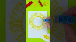 LEGO Flower Power! 🌸🎨 I Made an Awesome Flower with LEGOs & Paint!