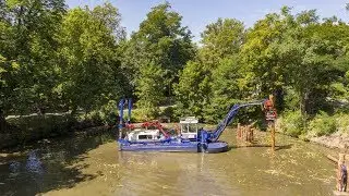PLOSAB  - beranění na vodě plovoucím sacím bagrem