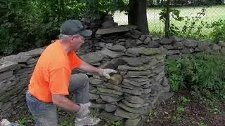 Dry Laid Field Stone for BBQ Pit ... Flat Field Stone