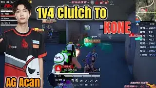 AG Acan 1v4 Kone in PEL Scrims 🔥