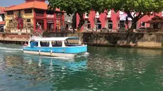 River boat, Melaka River. March 12, 2020