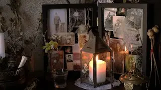DIY ALTAR DE ANCESTROS PLEGABLE PARA SAMHAIN || Manualidades de Oto&ntilde;o