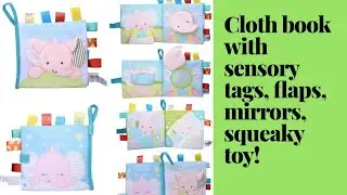 Baby Early Learning Educational Cloth Book I Children's enlightenment Practice Handtoys Sensory book
