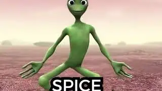 Alien or frog dancing