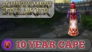 Runescape: Rainy 10 Year Veteran Cape