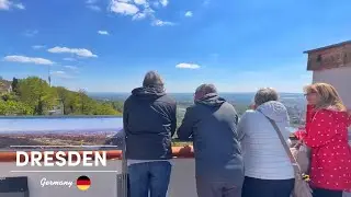 Dresden Cable Car [4K] - Germany 2023 🇩🇪 Schwebebahn - Blaue Wunder - Standseilbahn | Walking Tour
