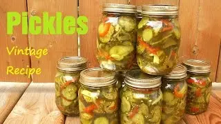 Bread & Butter Pickles - Sweet Vintage Recipe!