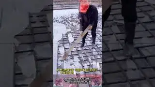 Construction site ice breaking || Concrete pouring