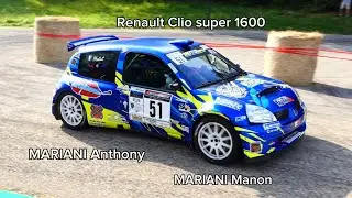 Rallye de Chartreuse 2024 - Renault Clio super 1600 - Anthony MARIANI et Manon MARIANI
