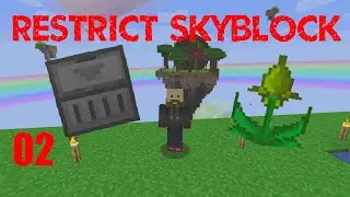 Minecraft Restrict Skyblock EP2 Flowers And Drawers