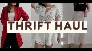 Another Thrift Haul | Winter 2018 | (Thred Up, Goodwill)