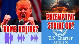 TRUMP LEAK: SHOCK THREAT to B0mb China/Russia! WW3 OK?!