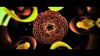 Cinematic Space Tunnel ║ 4K Glowing Animation Background - Overlay HD Video Effect