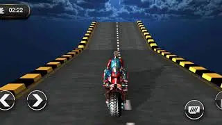 US Police Robot bike Stunts - Android gameplay #1