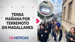 LOS REGISTROS que dejó el fuerte terremoto en Magallanes y la evacuación por alerta de tsunami - CHV