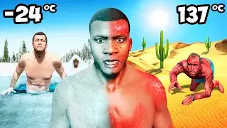 ВЫЖИВАНИЕ В САМОЙ ЭКСТРЕМАЛЬНОЙ ПОГОДЕ В МИРЕ! (GTA 5)