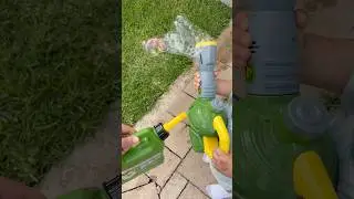 John Deere leaf blower bubble toy review: Less mess more bubbles!