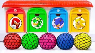 Satisfying Garage ASMR | Oddly Real Msgic Sounds Slime Orbize Balloons in Crazy 5 Color Garage ASMR
