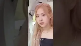 Rose side eye 😒😅😅 #blackpink #blackpinkyg #rose