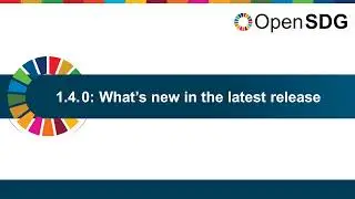 Open SDG: release 1.4.0