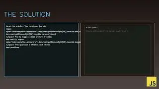 #Shorts Javascript Tutorial: How can I change an element's class with JavaScript