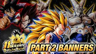 Who will be on the 11th Anniversary Part 2 Banners? (Dokkan Battle)