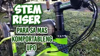 Stem Riser Upright Back Comfort Sitting Position