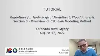 Video 3 Hydrology Guidelines Overview and Background of the CSU SMA Modeling Method