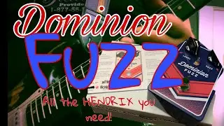 Jimi Licks with the DOMINION FUZZ! From AYE to BOG. It can deliver!