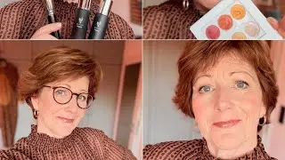 Augenmakeup - mal einfach festlich mit Kupferschimmer &uuml;50 und Brille